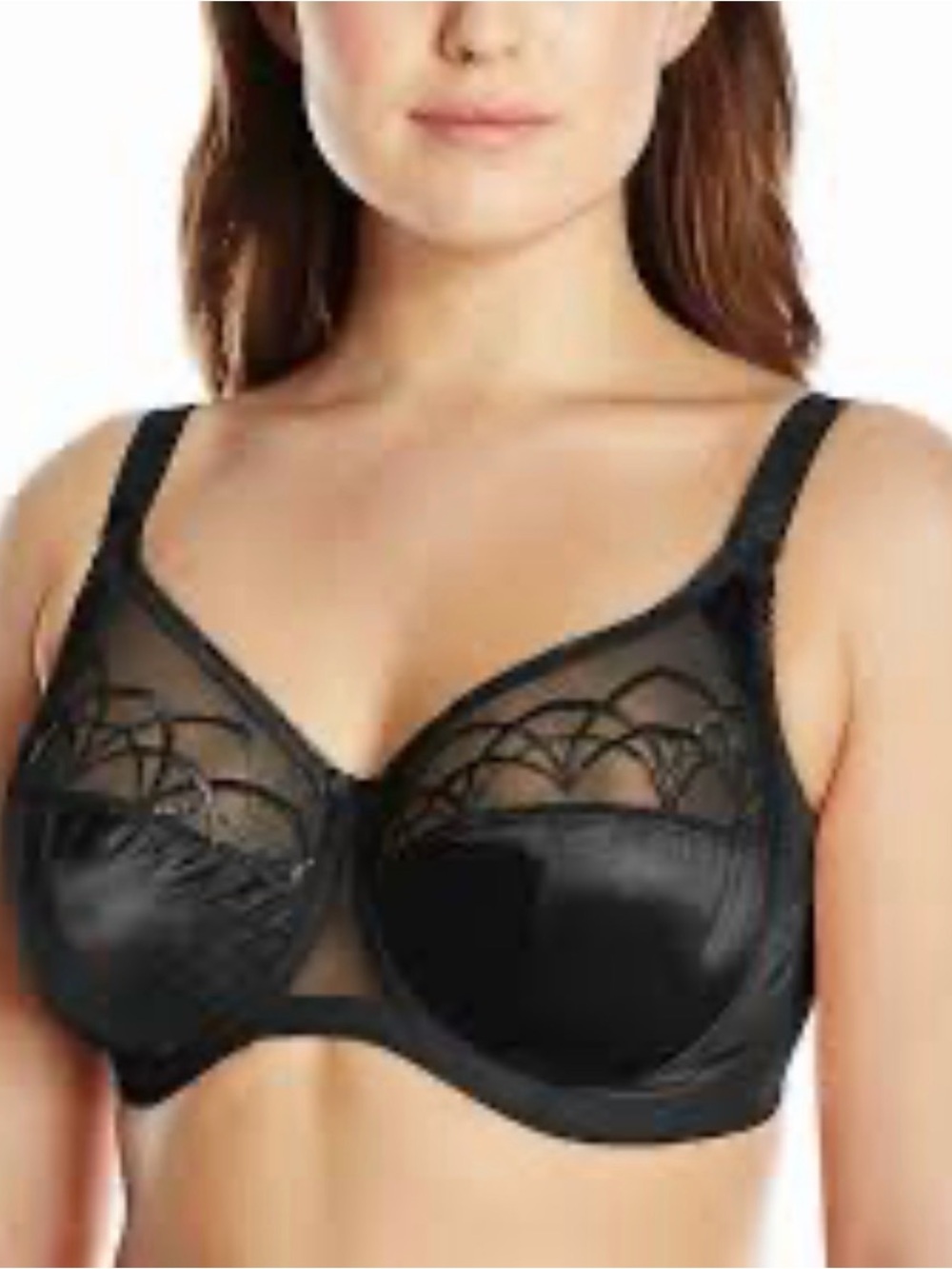 Elomi Cate Full Cup Satin Mesh Underwired Bra EL 4030